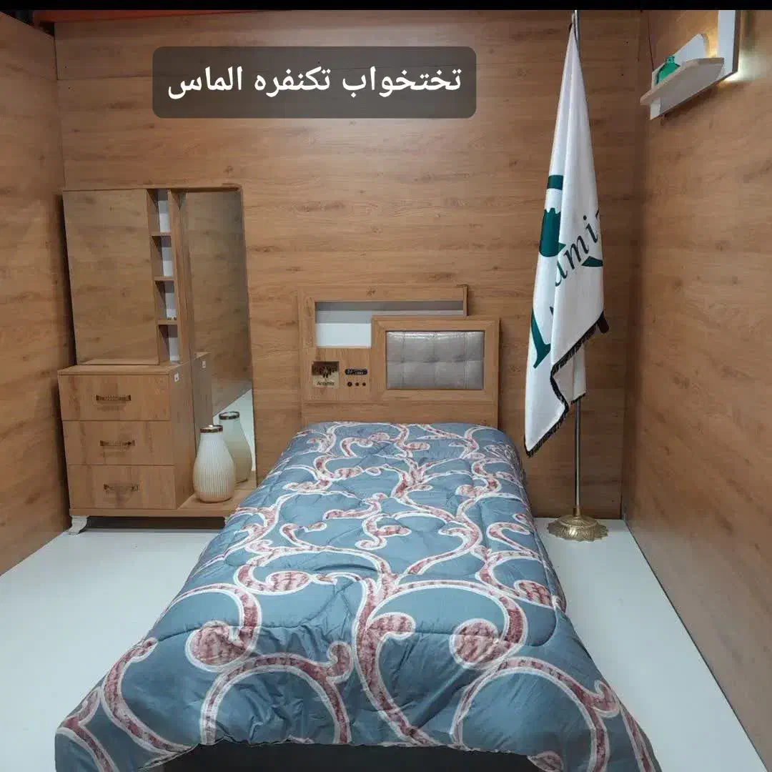 تخت اسپیکر دار/تخت خواب/تختخواب/تخت دونفره|تخت و سرویس خواب|خمینی‌شهر, |دیوار