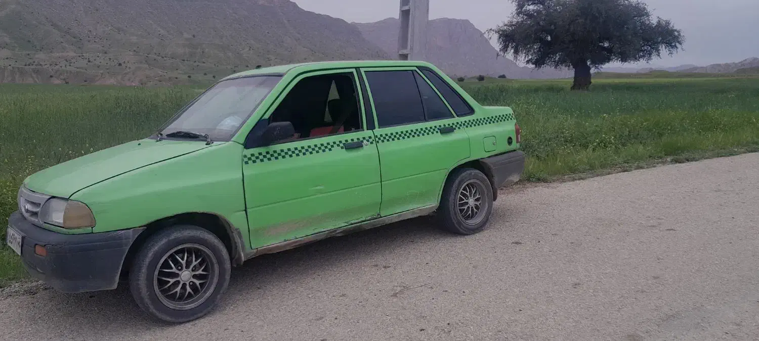 پراید شخصی مدل ۱۳۸۵ سبز فسفری‌|خودرو سواری و وانت|مسجد سلیمان, |دیوار