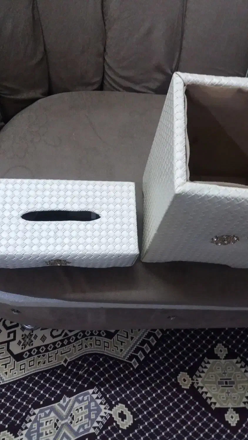 سطل اشغال اصل تزعینی باجادستمال کاغذی تمیز ونو|صنایع دستی و سایر لوازم تزئینی|چناران, |دیوار