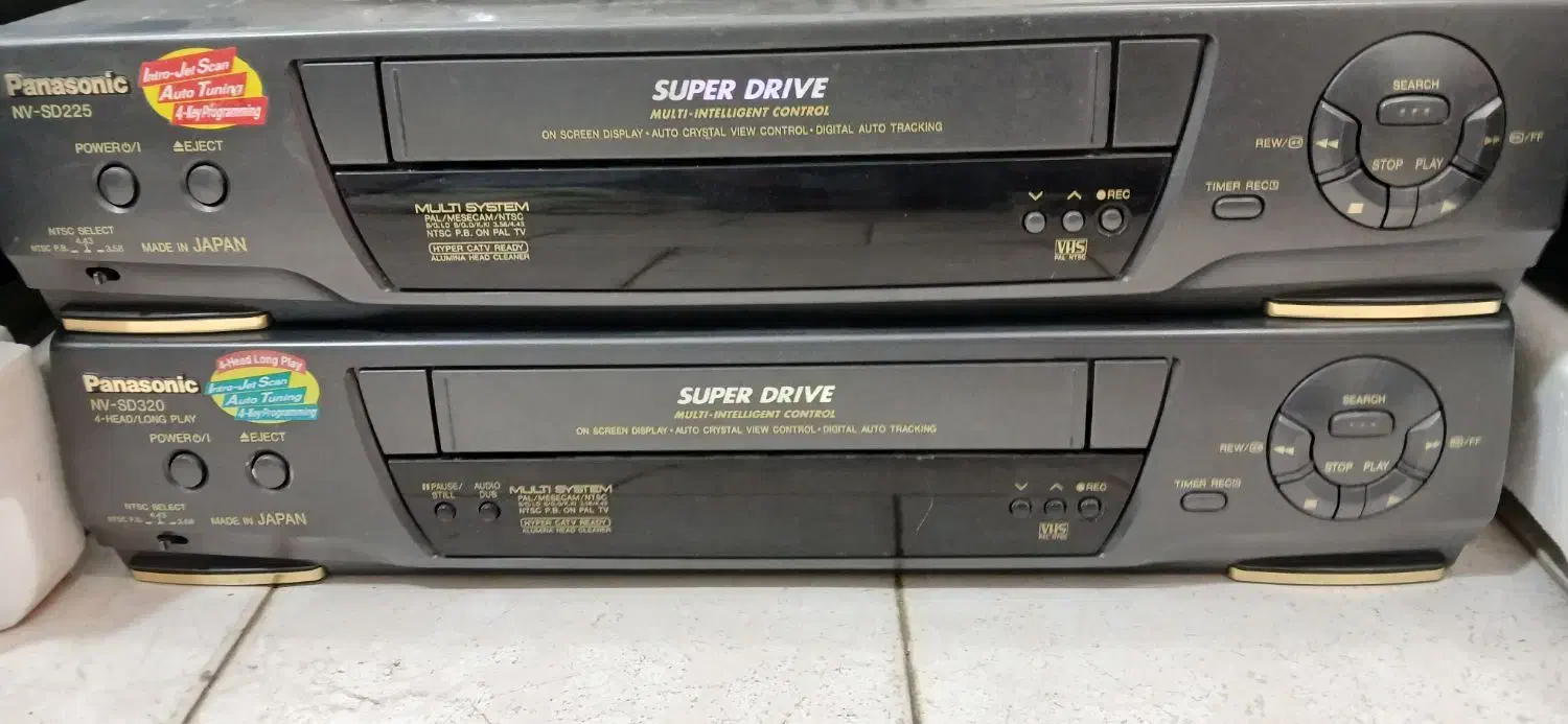 ۲عدد ویدیو قدیمی پاناسونیک درحد نو|پخش‌کننده DVD و ویدیو|مشهد, گلشور|دیوار