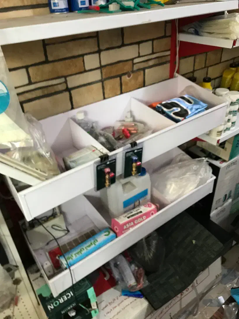 طبقه های اهنی|کتابخانه، شلف، قفسه‌های دیواری|رشت, یخسازی|دیوار