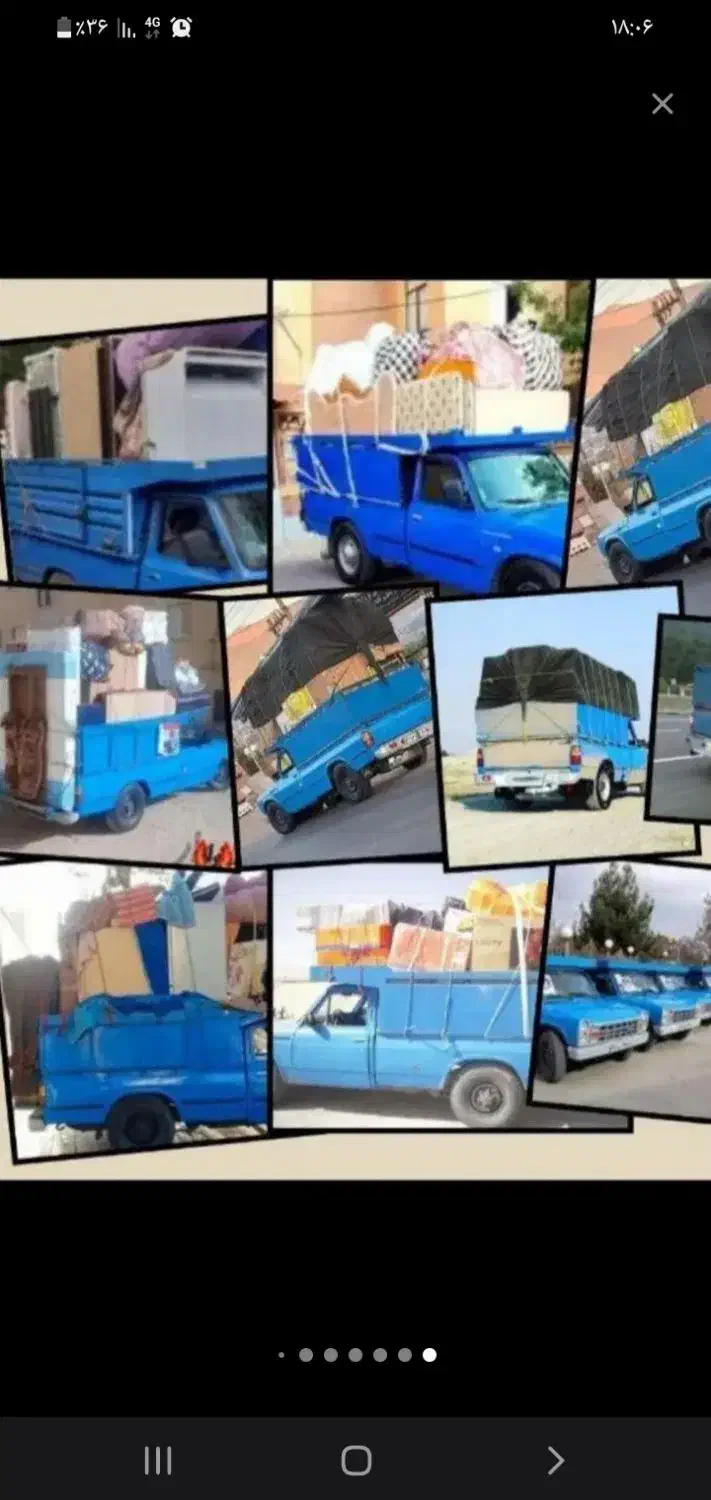 حمل اثاث منزل با کارگر وبدون کارگر با نیسان بار|خدمات حمل و نقل|اهر, |دیوار