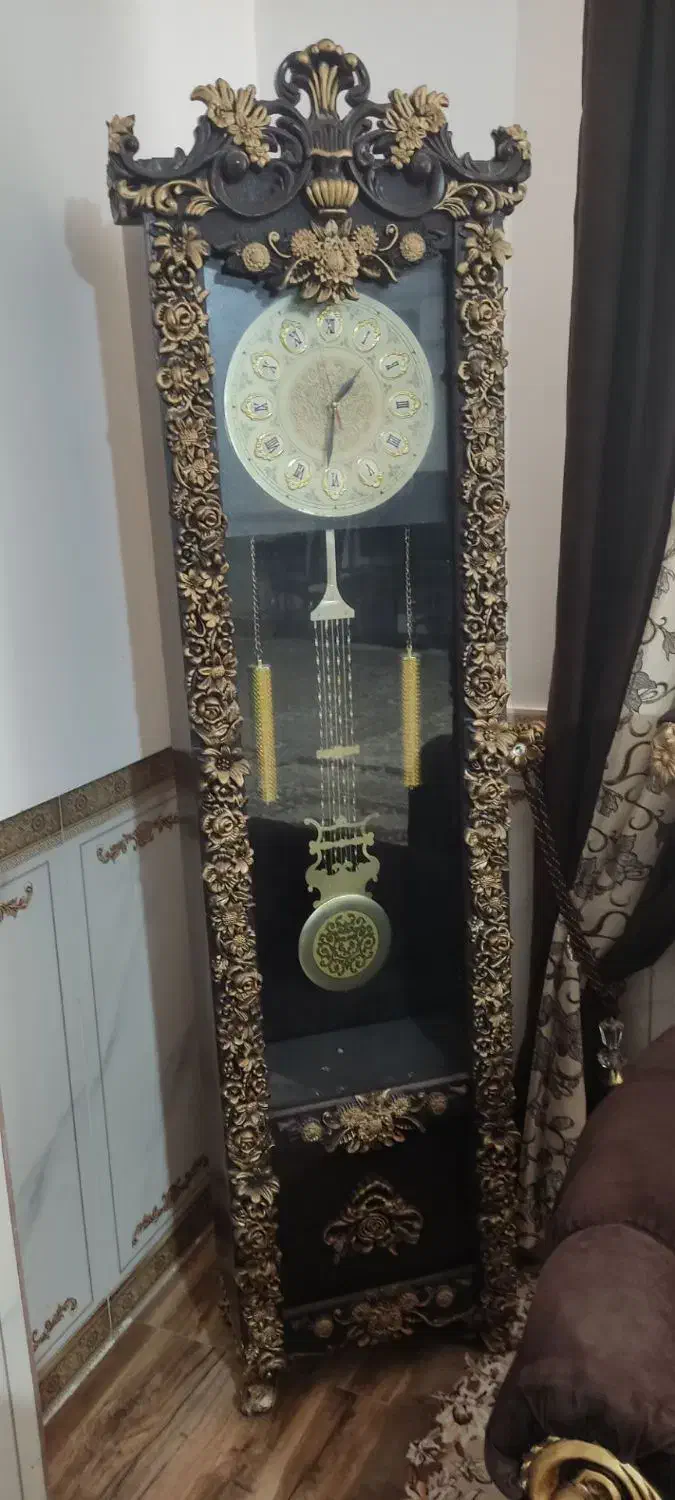 ساعت ایستاده|ساعت دیواری و تزئینی|بوئین زهرا, |دیوار