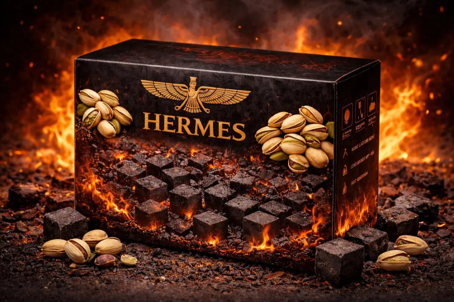 ذغال فشرده 100% پسته صادراتی|عمده‌فروشی|شهریار, شهریار|دیوار