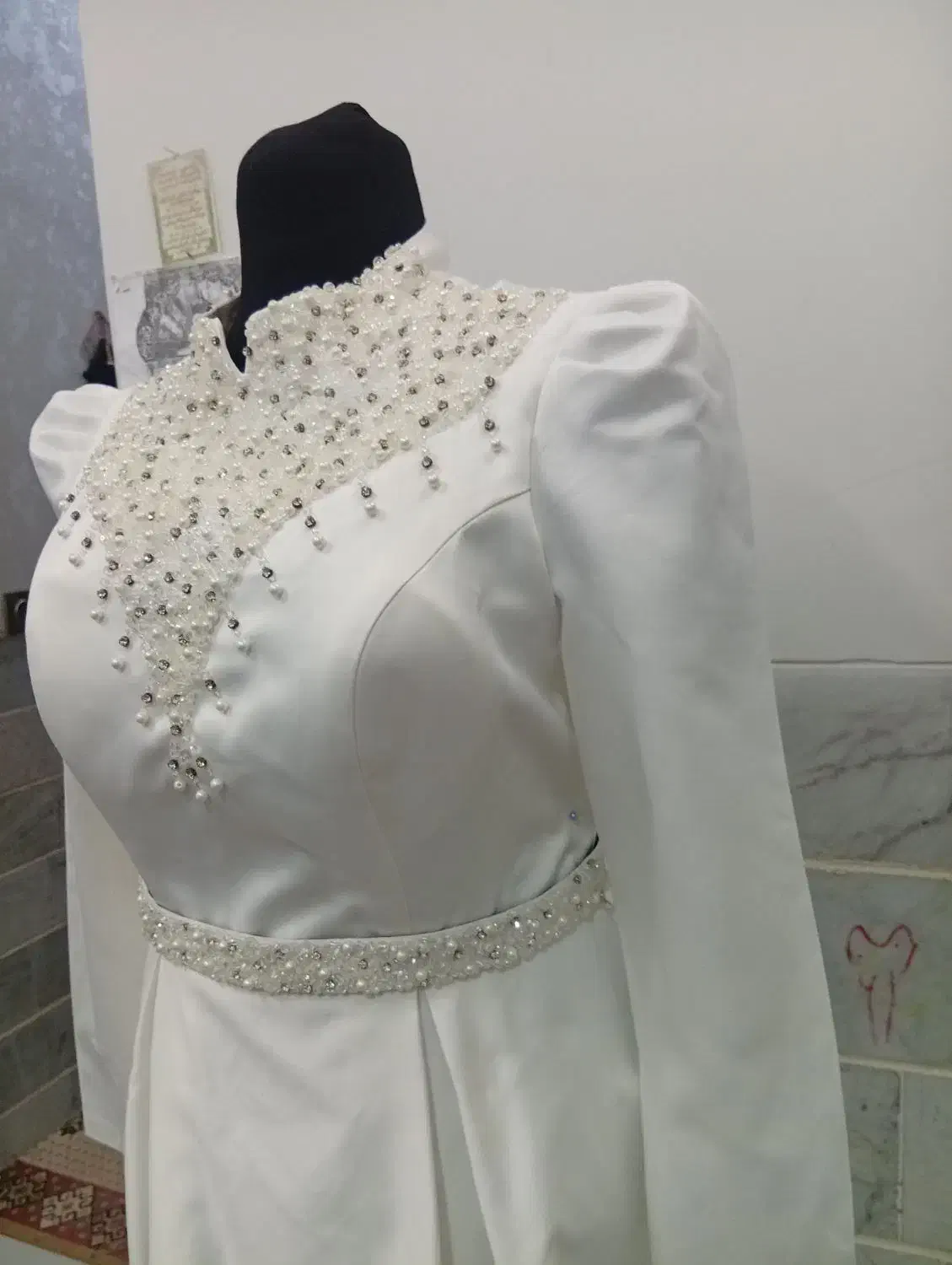 لباس نامزدی رنگ سفید|لباس|قم, زند آباد|دیوار