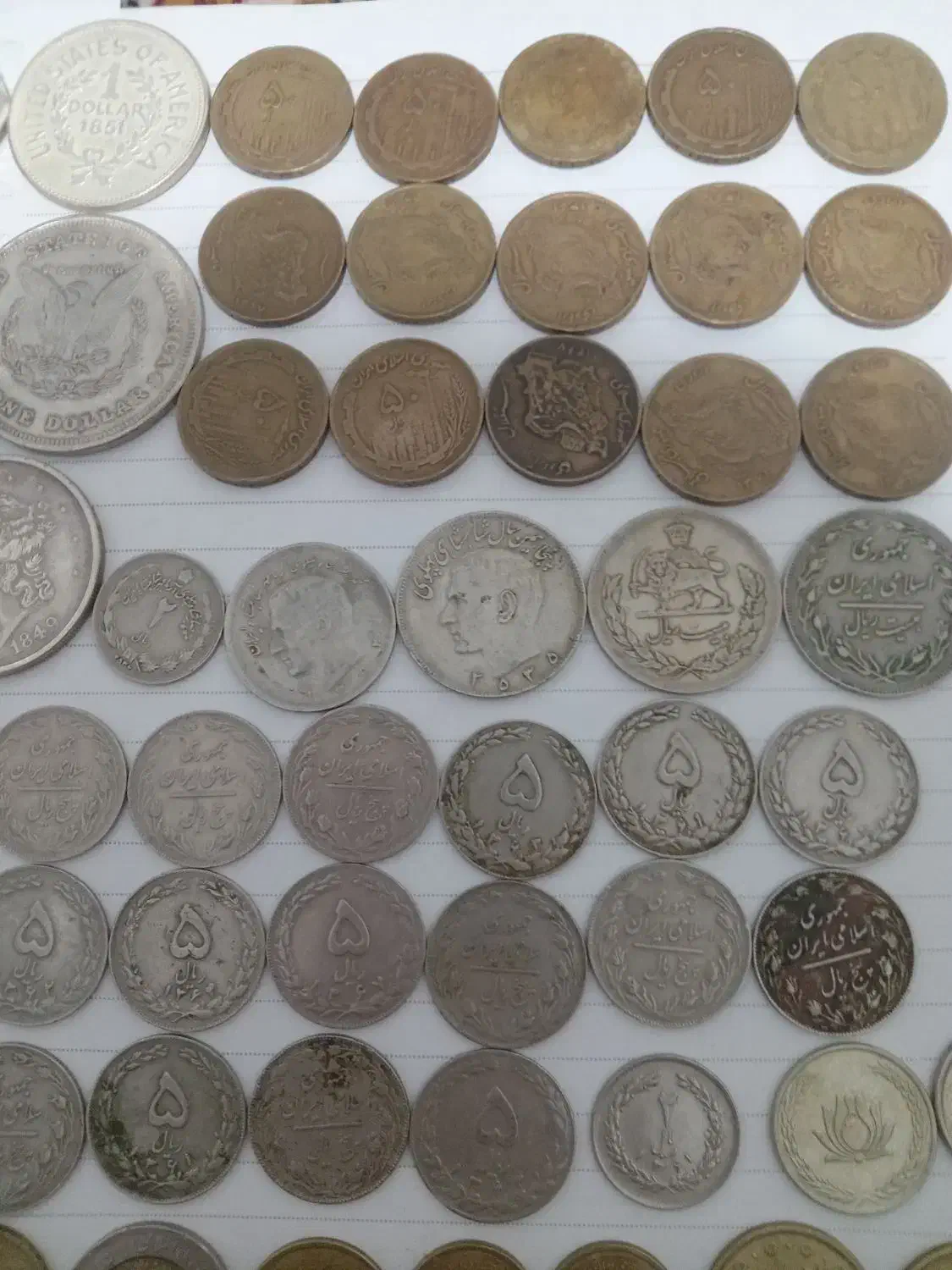 انواع سکه و اسکناس کمیاب|کلکسیون سکه، تمبر، اسکناس|سبزوار, امیر کبیر|دیوار