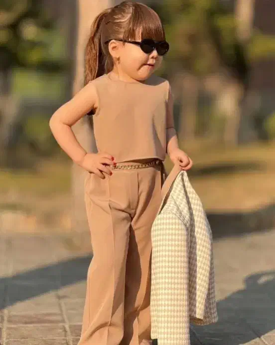 ست کتشلوار ۳ تکه دخترانه|کفش و لباس بچه|جلگه ماژان, |دیوار