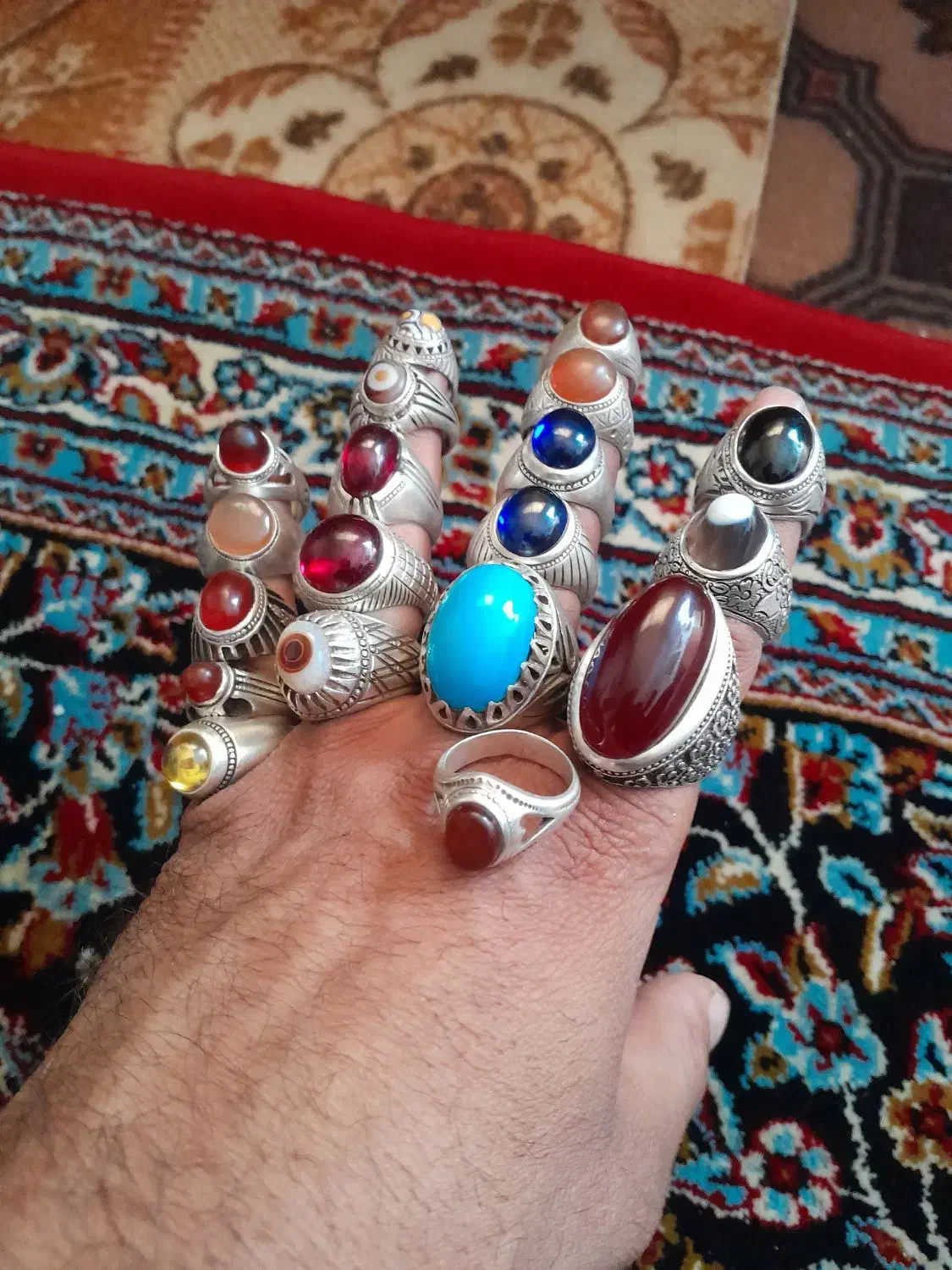 سلام فقط انگشتر شناس همه قدیمی وکمیاب|جواهرات|بیرجند, |دیوار