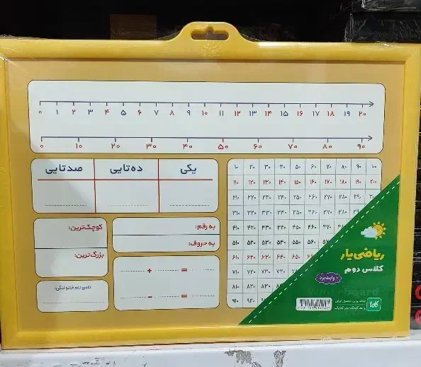 تخته ریاضی یار کلاس اول دوم سوم چهارم|لوازم التحریر|شیراز, ارم|دیوار