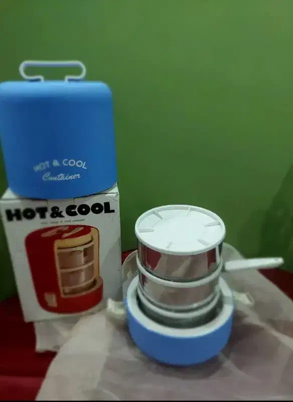 ظرف نگهدارنده سردوگرم غذا ۳تکه|ظروف نگهدارنده، پلاستیکی، یکبارمصرف|گراش, |دیوار