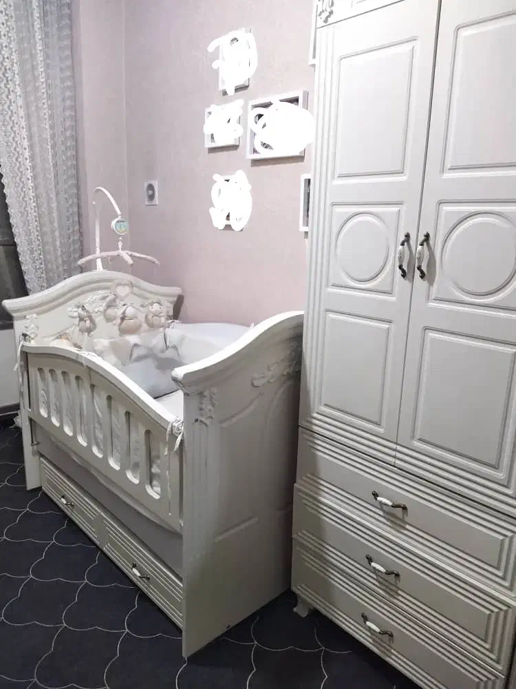 کمد و تخت خواب کودک|تخت و سرویس خواب|گلستان (تهران), |دیوار