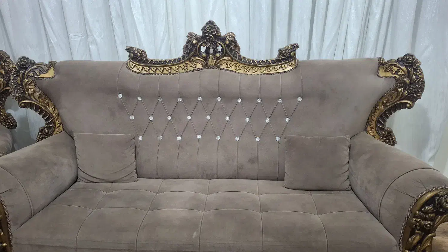 مبل سلطنتی ۹ نفره|مبلمان خانگی و میز عسلی|گرگان, |دیوار