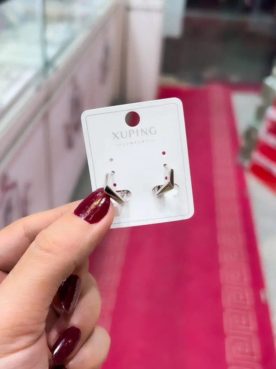 گوشواره ژوپینگ نقره ای اصلی|بدلیجات|نیشابور, دارایی|دیوار