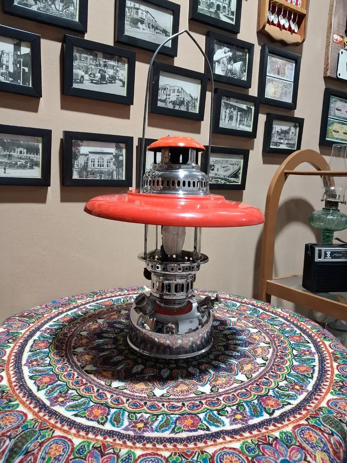 چراغ زنبوری کلمکس|کلکسیون اشیاء عتیقه|رفسنجان, |دیوار