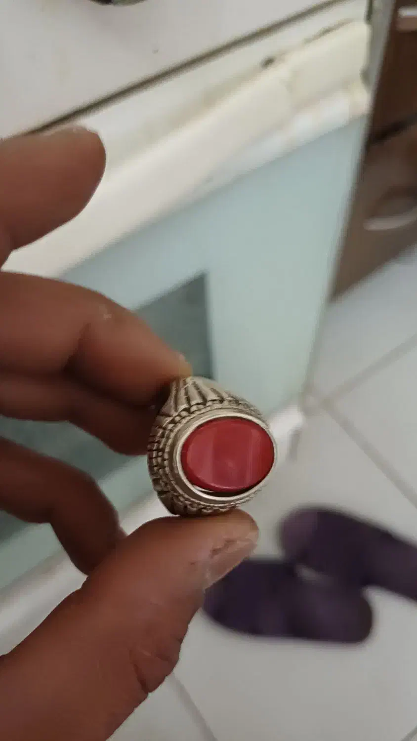 انگشتر عقیق سرخ یمن|جواهرات|کرمان, |دیوار
