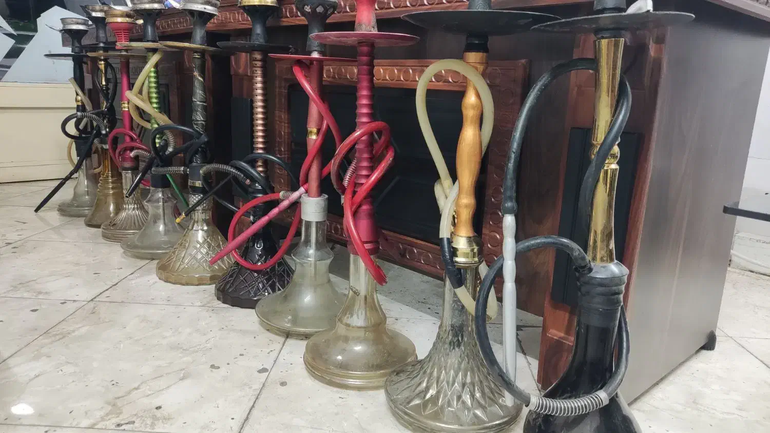 قلیان کارمانیا ۳۰عدد طعم گرفته سالم و تمیز|صنایع دستی و سایر لوازم تزئینی|اسلامشهر, شهرک قائمیه|دیوار
