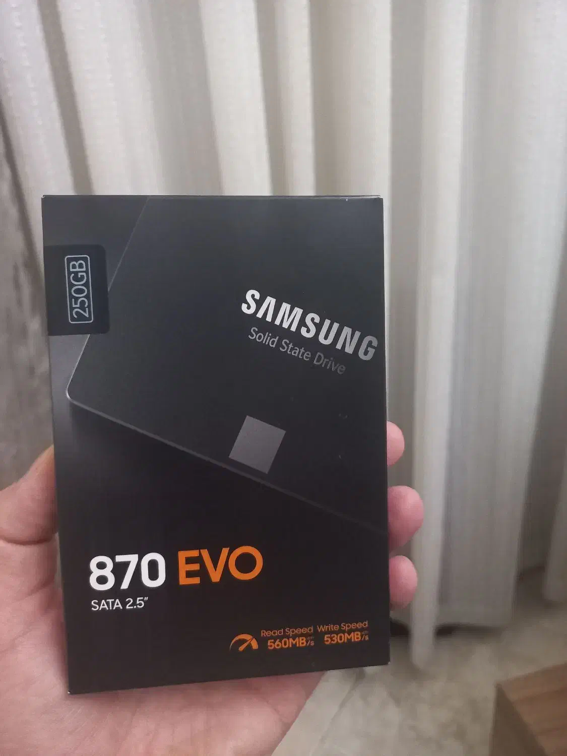 حافظه SSD سامسونگ مدل EVO 870 ظرفیت 256 گیگابایت|قطعات و لوازم جانبی رایانه|کرج, شهرک بنفشه|دیوار