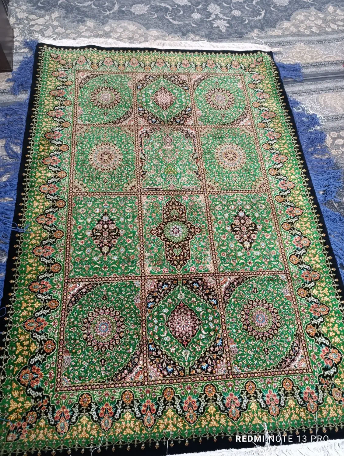 فرش ابریشم|فرش|زنجان, |دیوار