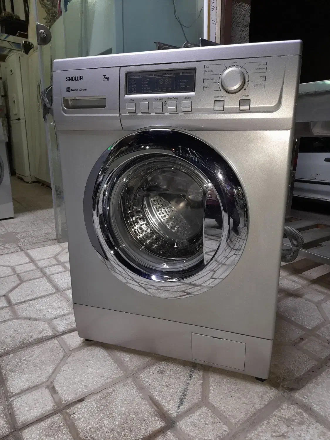 لباسشویی خشکن ۷کیلویی. درب استیل|ماشین لباسشویی و خشککن لباس|سبزوار, هفت تیر|دیوار
