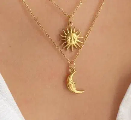 کلی گردنبند با پلاک های استیل|بدلیجات|ساوه, |دیوار