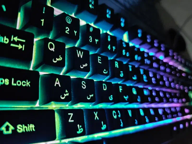 کیبورد کیمینک گرین|قطعات و لوازم جانبی رایانه|کاشان, پشت شهربانی|دیوار