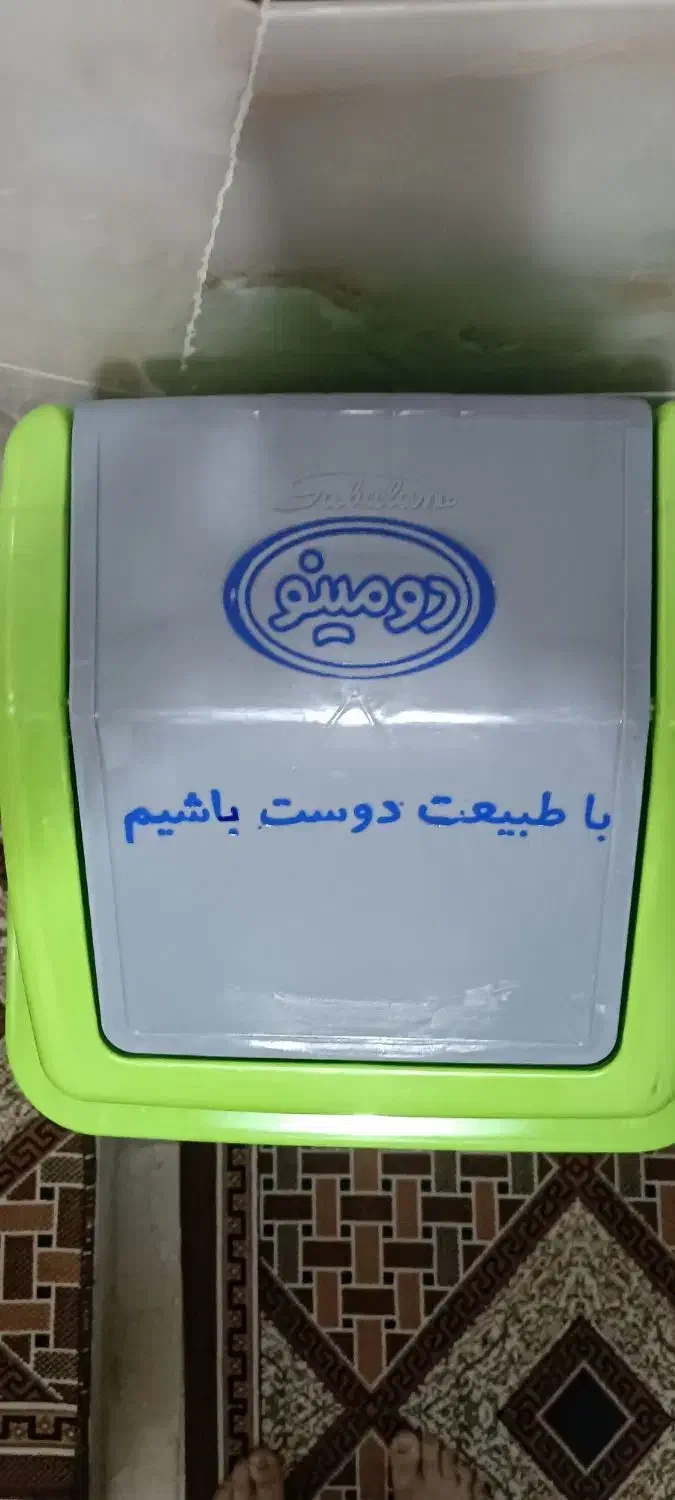 سطل آشغال بزرگ و محکم نو|ظروف نگهدارنده، پلاستیکی، یک‌بارمصرف|نسیم‌شهر, |دیوار