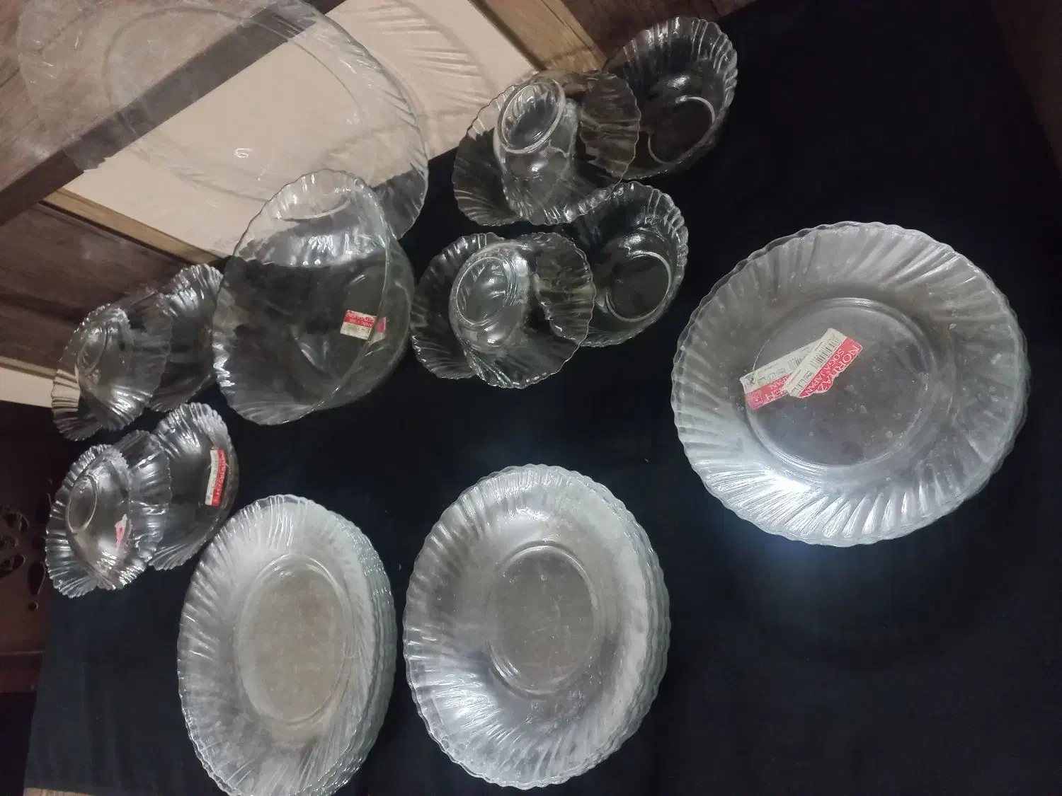 سرویس کریستال  ۳۲ تیکه|ظروف سرو و پذیرایی|مشهد, کوشش|دیوار