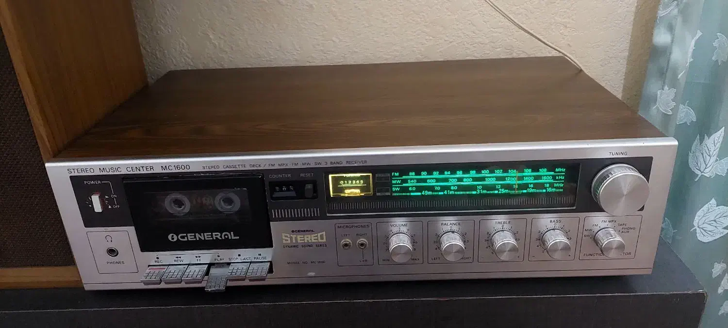 استریو جنرال ژاپن اصل.بفروش میرسد|سیستم صوتی خانگی|بوشهر, |دیوار