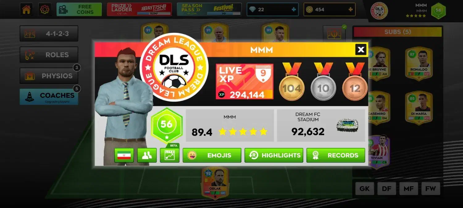 اکانت دریم لیگ|کنسول، بازی ویدئویی و آنلاین|سبزوار, شرق کال شمالی|دیوار