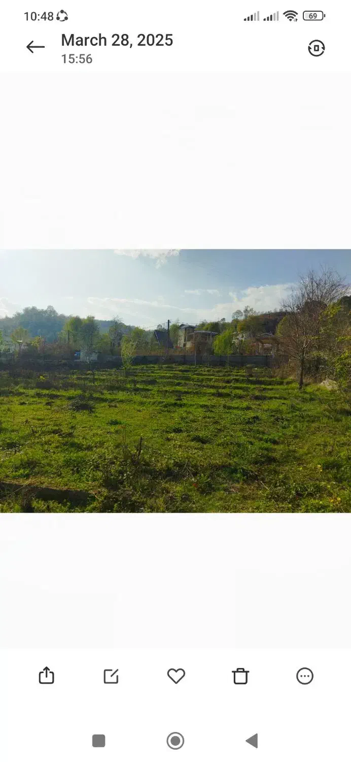 زمین 1300 متری رودبارسرا بالا،منطقه توریستی|فروش زمین و ملک کلنگی|رضوانشهر, |دیوار