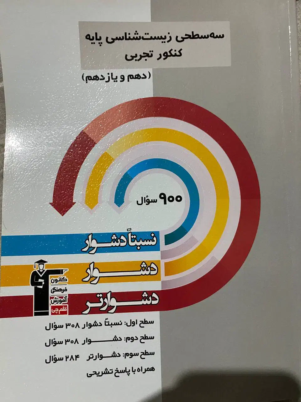 کتاب تست زیست سه سطحی دهم و یازدهم|کتاب و مجله آموزشی|بندر انزلی, آخرخط|دیوار