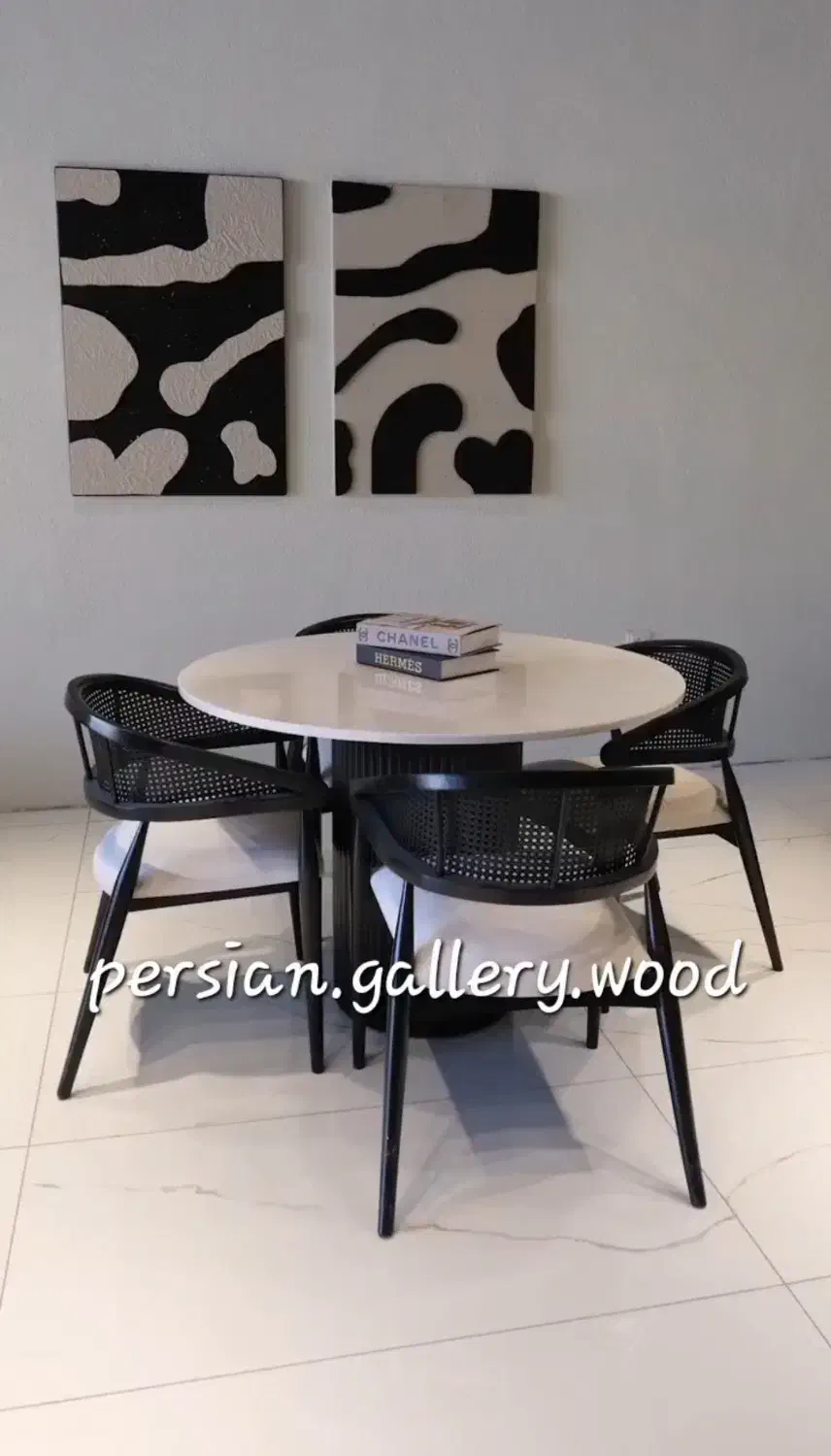 کارملا میز ناهار خوری و صندلی مینیمال ماهور|میز و صندلی غذاخوری|تهران, باغ فیض|دیوار