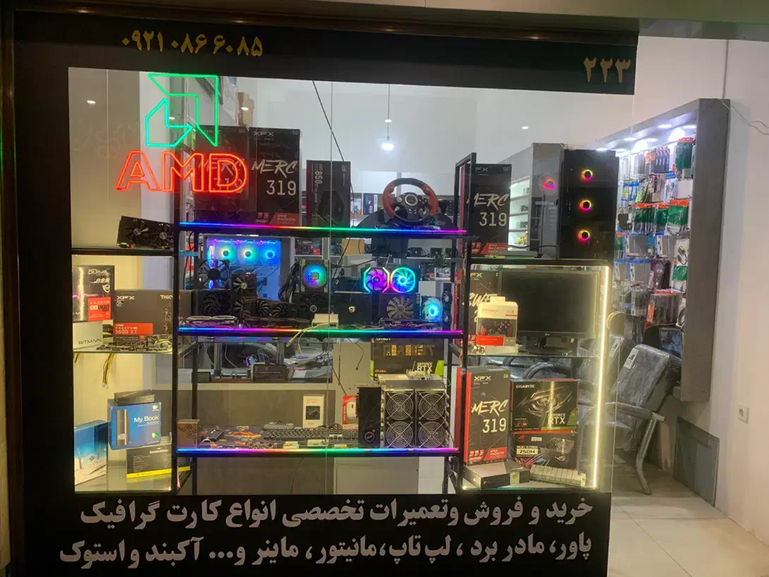 کارت گرافیک rx 570 8g asus rog|قطعات و لوازم جانبی رایانه|گرگان, |دیوار