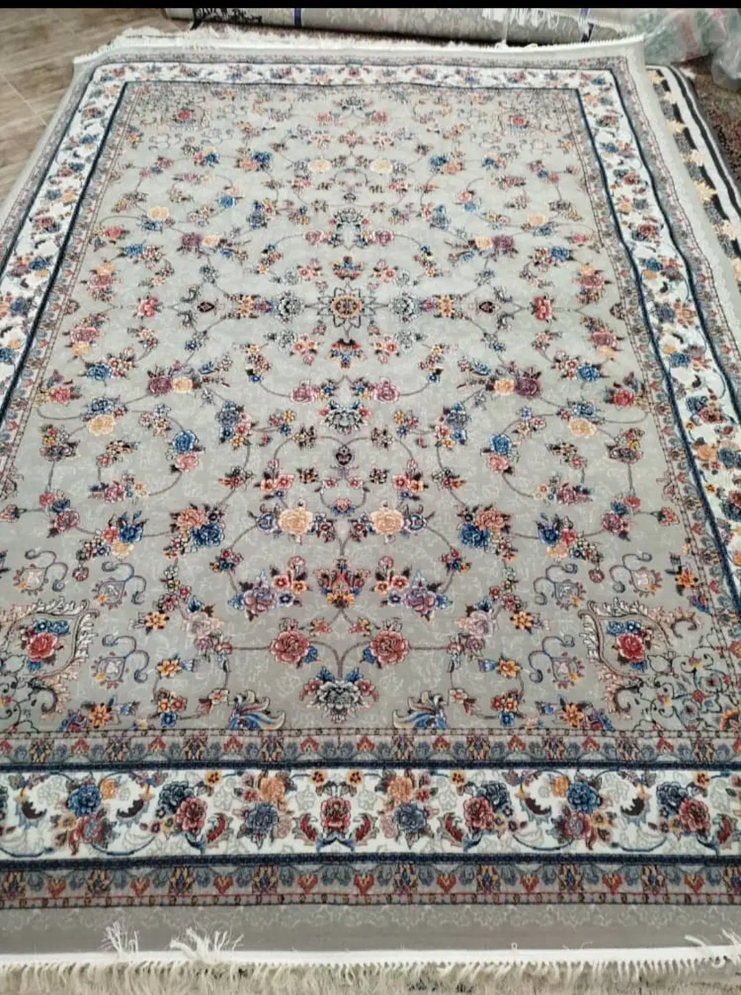 ۲۰ تخته فرش ۱۲متری ۷۰۰شانه تراکم ۲۵۵۰تمام نخ|فرش|نیشابور, ناسیونال|دیوار