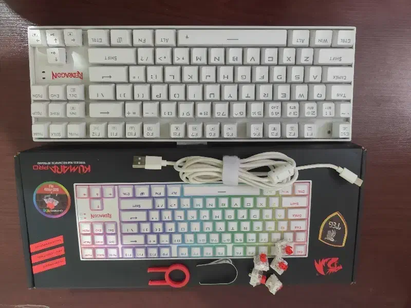 کیبورد گیمینگ مکانیکال Redragon (وایرلس + سیمی)|قطعات و لوازم جانبی رایانه|اصفهان, خرم|دیوار