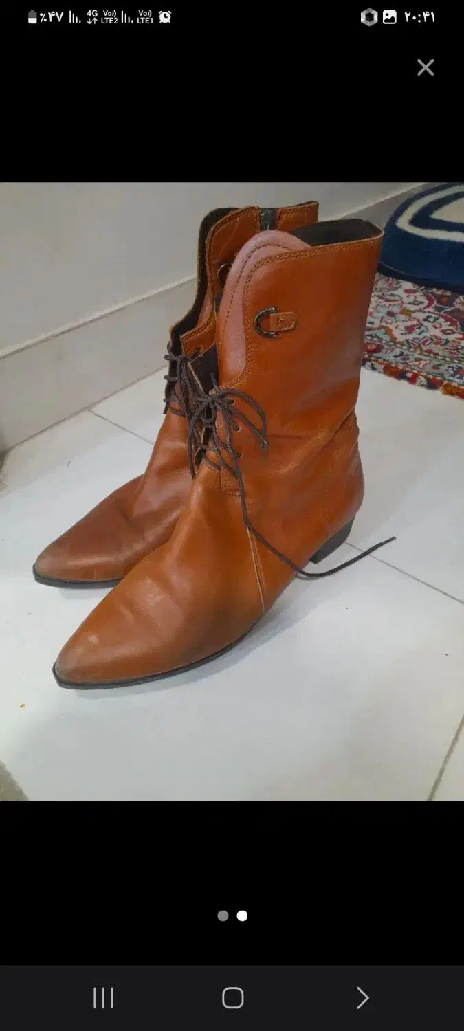 پوتین چرم زنانه|کیف، کفش، کمربند|گرگان, |دیوار