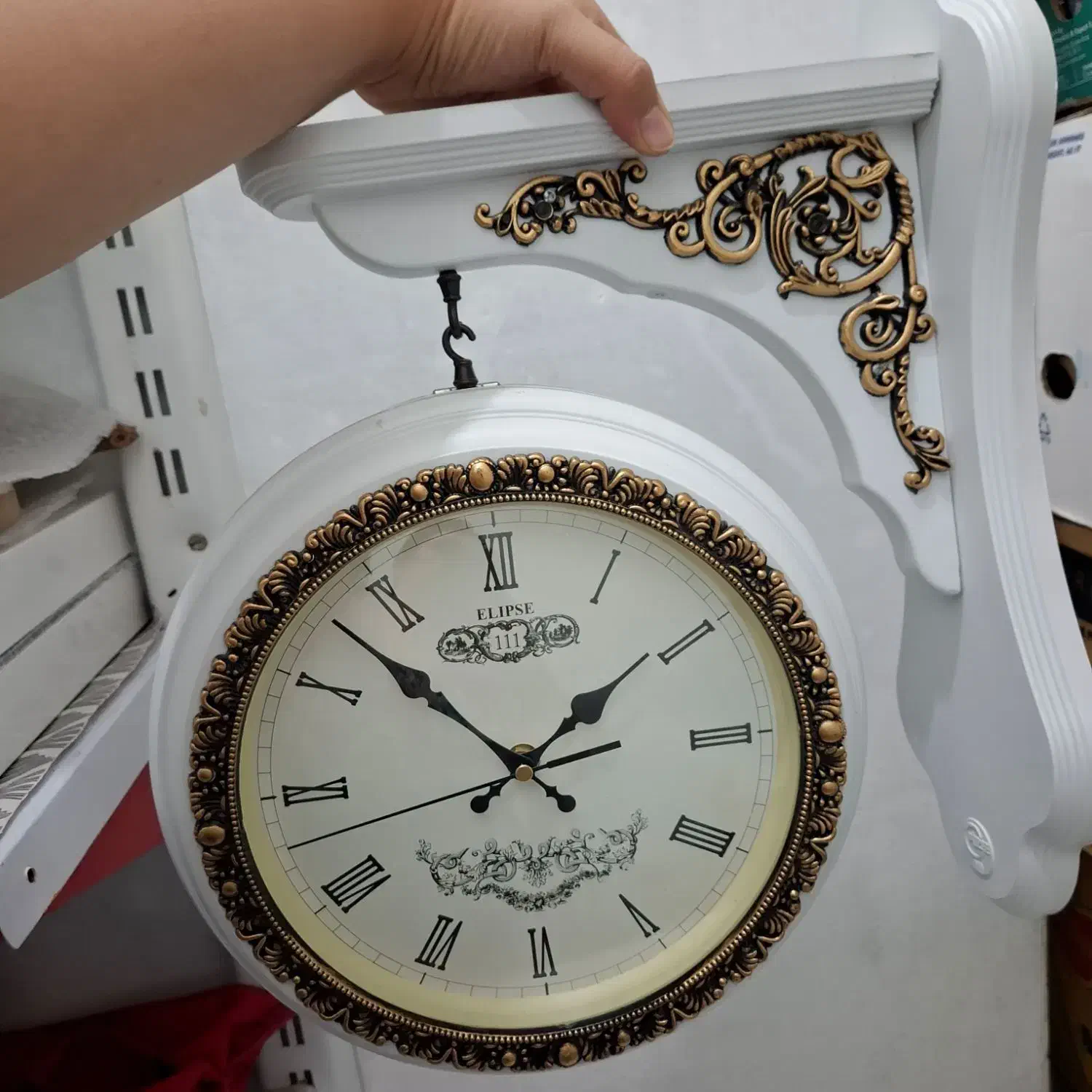 ساعت دوطرفه دیواری نو|ساعت دیواری و تزئینی|کرمانشاه, |دیوار