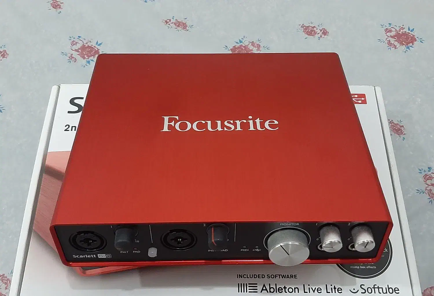 کارت صدا استودیویی فوکوسرایت 6i6 G2|آلات موسیقی|بندر امام خمینی, |دیوار