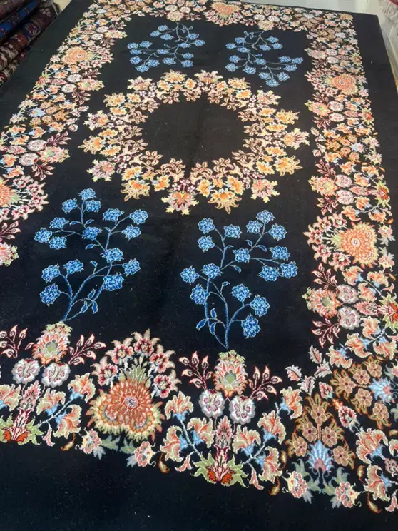 فرش ۶ متری جفت بافت نیشابور اکبند طرح قم|فرش|تهران, باغ فیض|دیوار