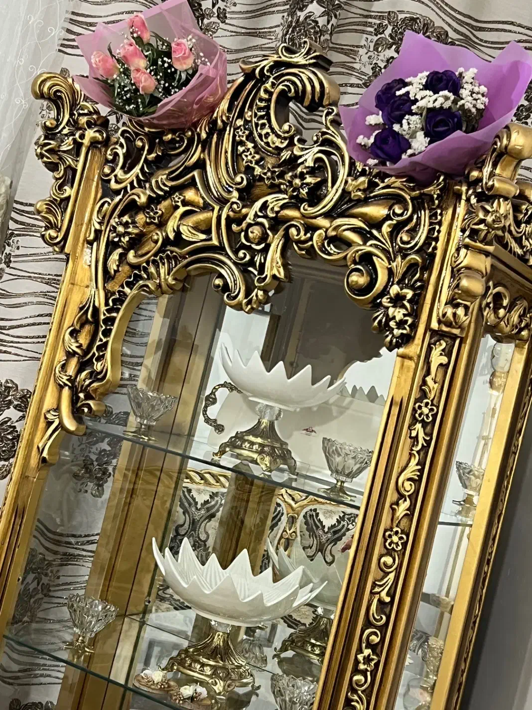 بوفه چوبی|بوفه، ویترین، کنسول|ماکو, |دیوار