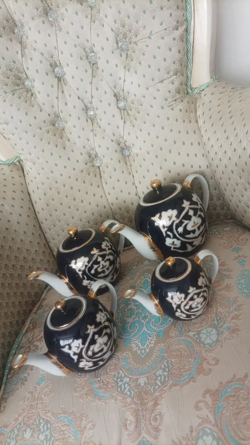 چینی سرمه ای|صنایع دستی و سایر لوازم تزئینی|خمینی‌شهر, |دیوار