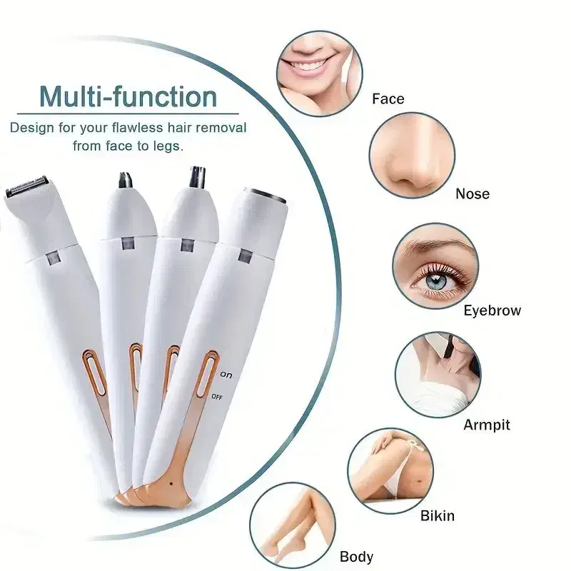 موزن۴ کاره بانوان مدل شارژی|آرایشی، بهداشتی، درمانی|خنجین, |دیوار