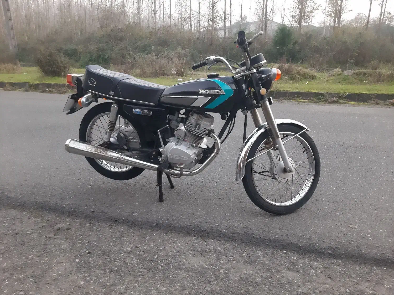 موتور هوندا125 چراغ گرد ۵ دنده استارتی|موتورسیکلت|پرهسر, |دیوار