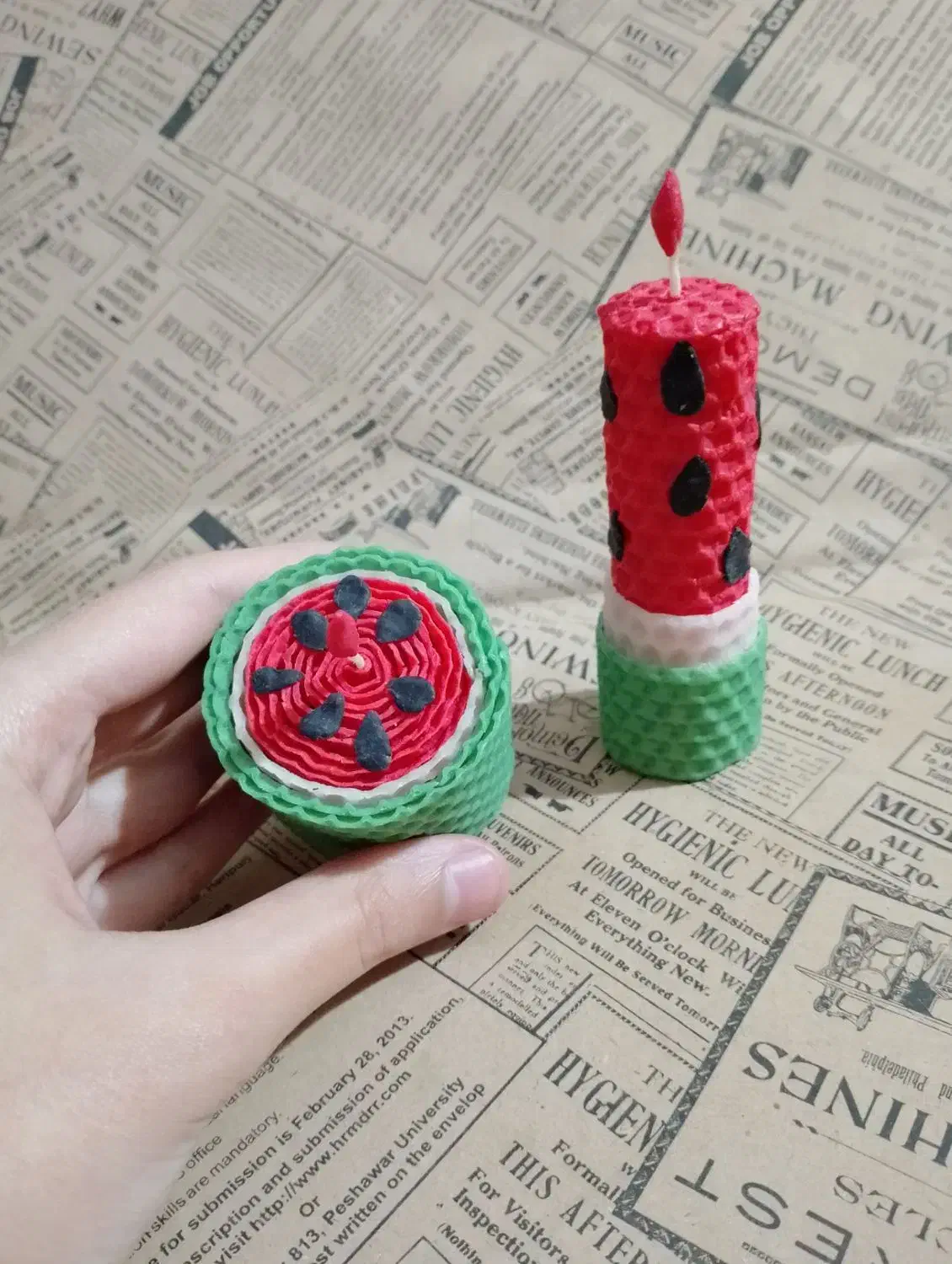 شمع شب یلدا|صنایع دستی و سایر لوازم تزئینی|مرزیکلا, |دیوار