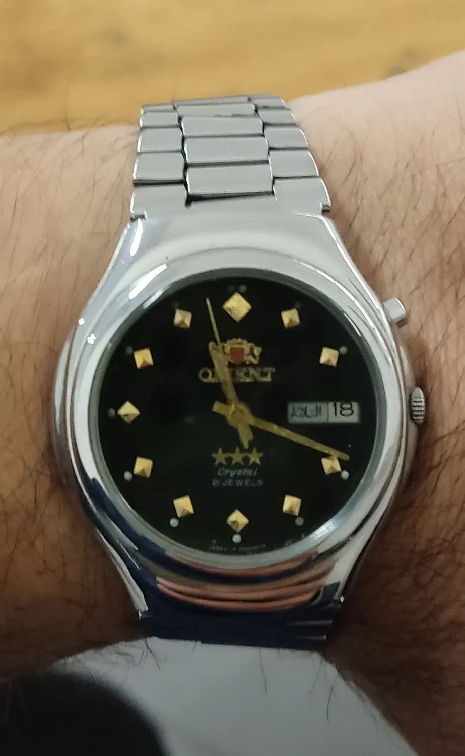 ساعت مچی ۲۱ جواهر قدیمی اورینت|ساعت|مراغه, |دیوار