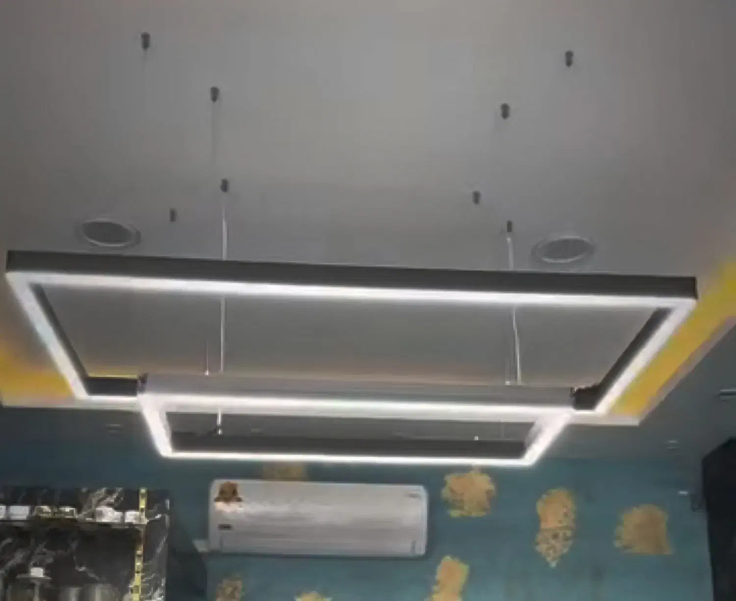 لوستر آویز نئونی|لوستر و چراغ آویز|خمینیشهر, |دیوار