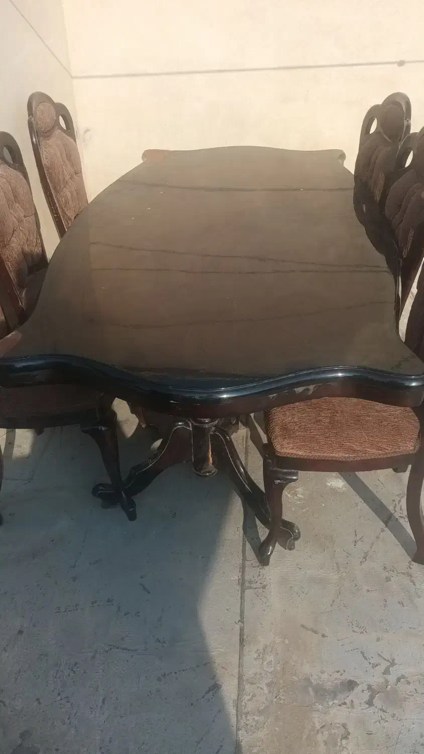میز ناهارخوری ۶ نفره. میز جلو مبلی و عسلی|میز و صندلی غذاخوری|اسلامشهر, شهرک قائمیه|دیوار