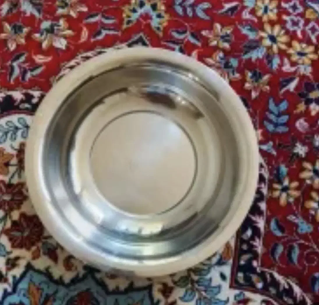 قدح استیل قدیمی ومحکم|ظروف سرو و پذیرایی|کرمان, |دیوار
