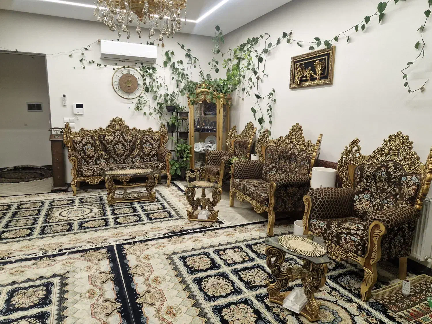 مبل ۷ نفر استیل|مبلمان خانگی و میز عسلی|تهران, مینابی|دیوار