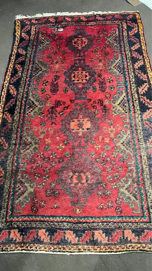 فرش قدیمی دست بافت|فرش|خرمآباد, |دیوار